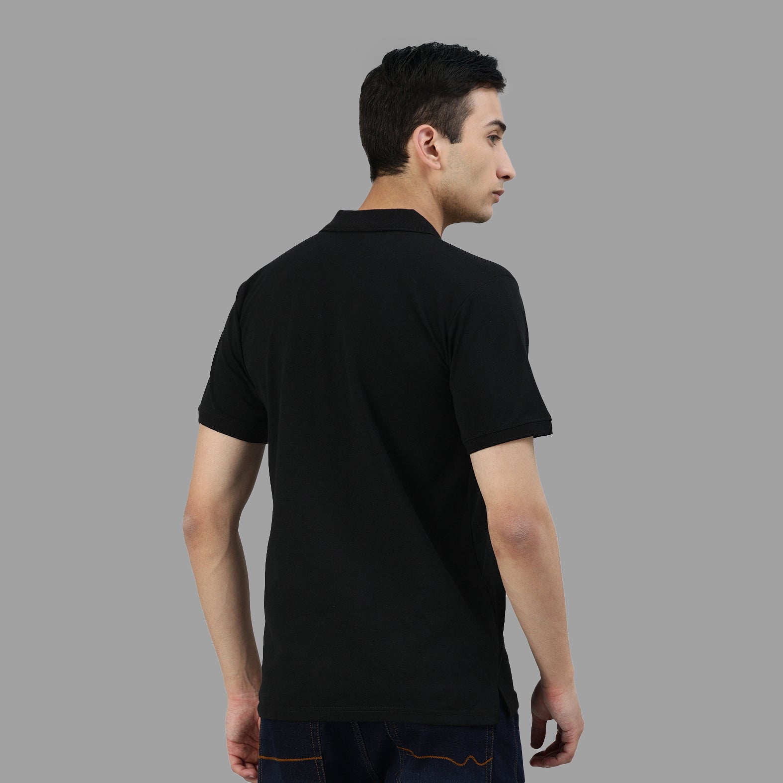 Delhivery Classic Polo Black Tshirt